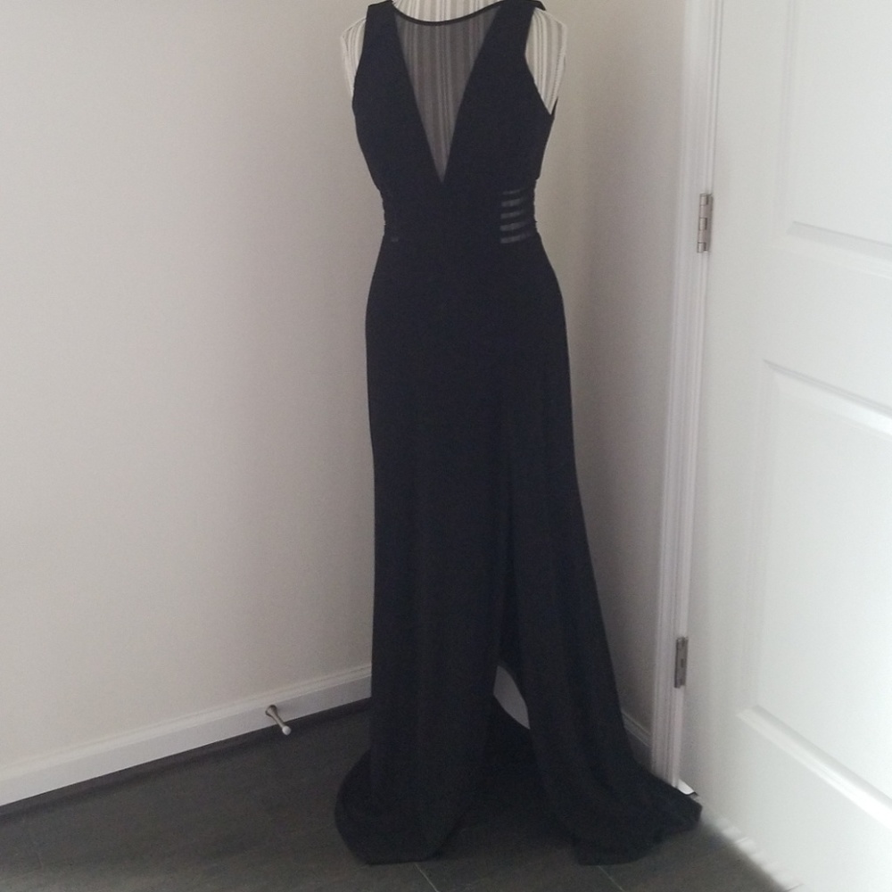 Black formal dress
